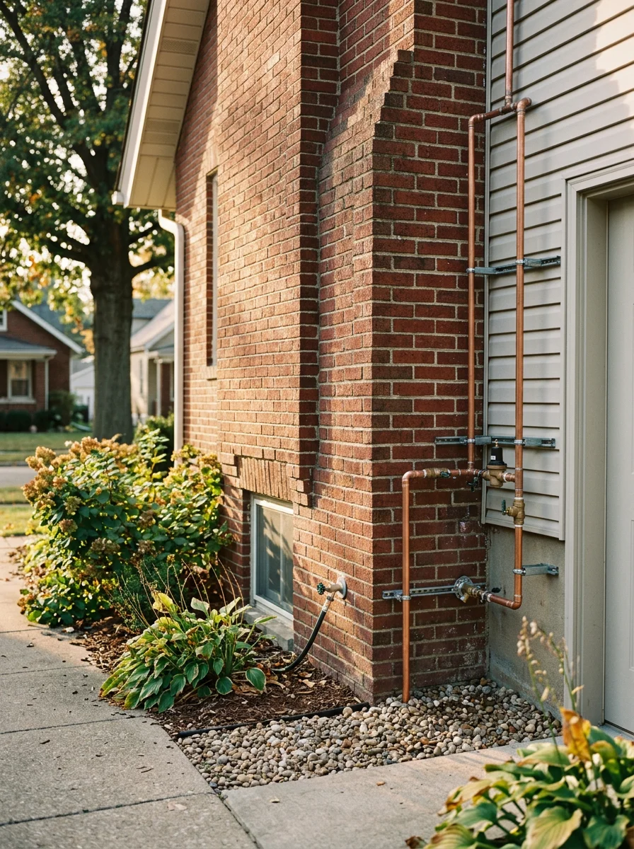 Detailed view of professional exterior work on a Highland residential property.